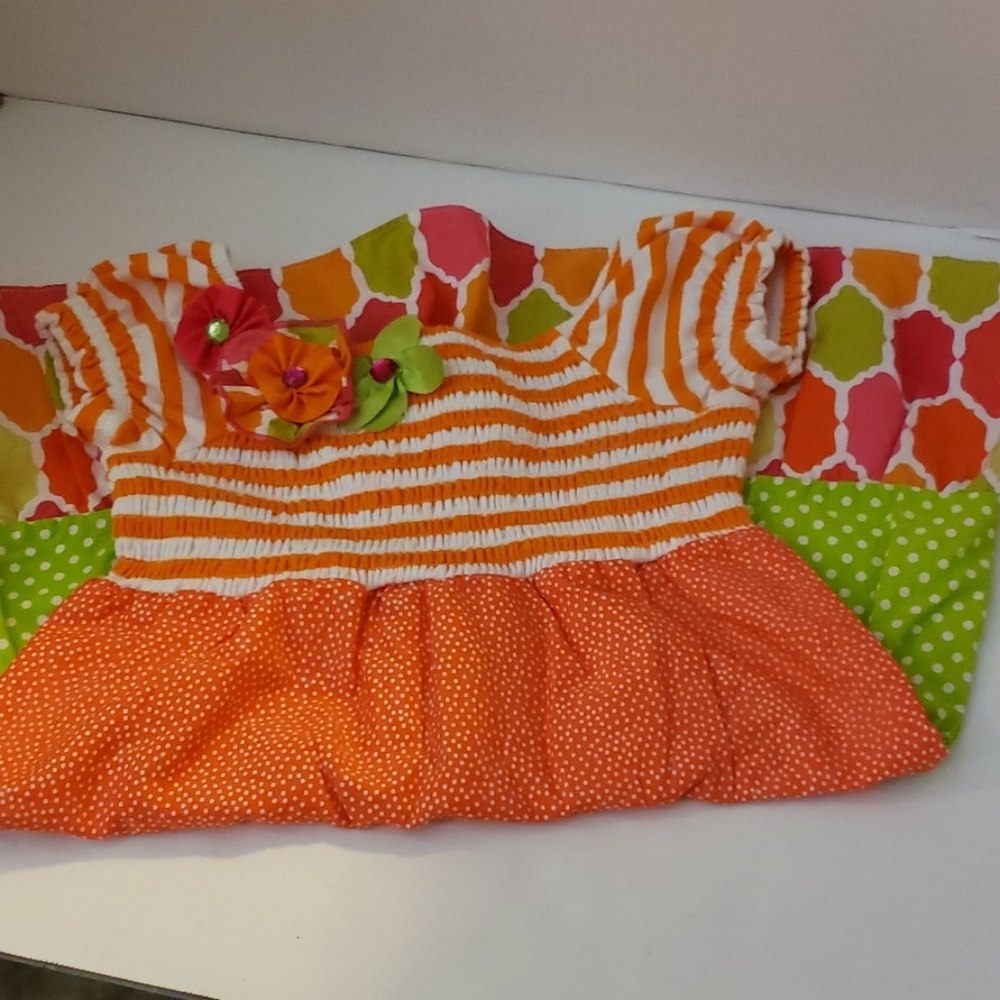 Rare editions size 7 little girls dress